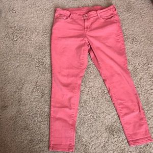 Rust Orange Old Navy Rockstar Skinny Jeans